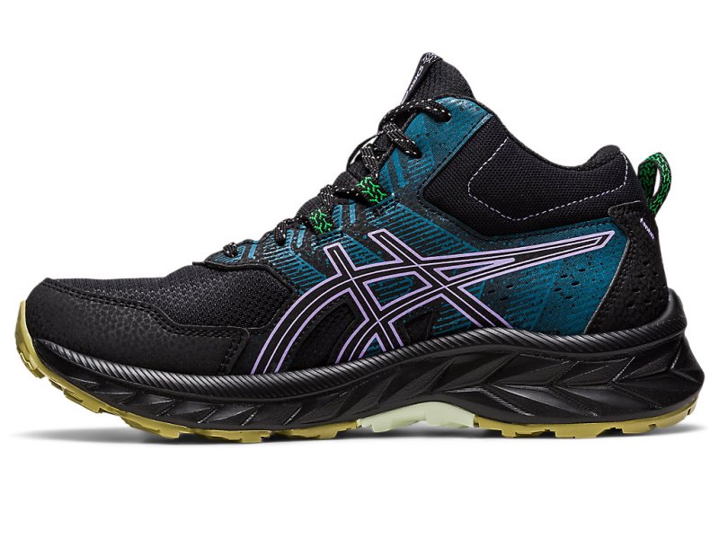 Women's Asics Gel-ventuRE 9 MT Running Shoes Black/Digital Violet Canada | CA0797-740