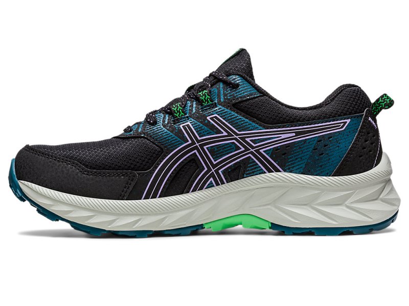 Women's Asics Gel-ventuRE 9 Running Shoes Black/Digital Violet Canada | CA1309-892