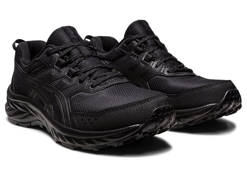 Women's Asics Gel-ventuRE 9 Running Shoes Black/Black Canada | CA7533-214