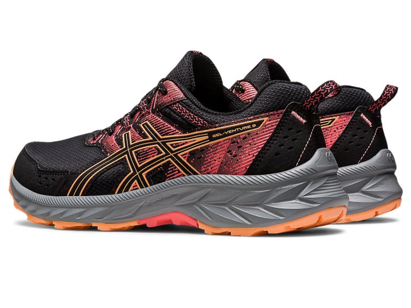 Women's Asics Gel-ventuRE 9 Running Shoes Black/Summer Dune Canada | CA8503-886