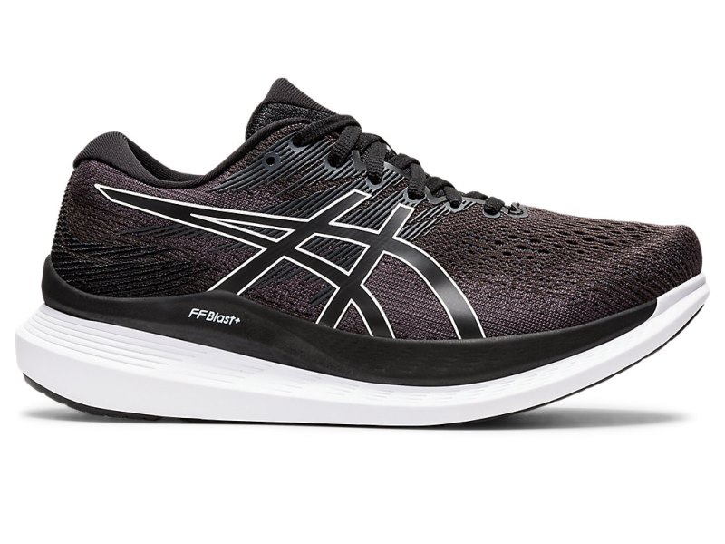 Women\'s Asics Glideride 3 Running Shoes Black/White Canada | CA0380-327