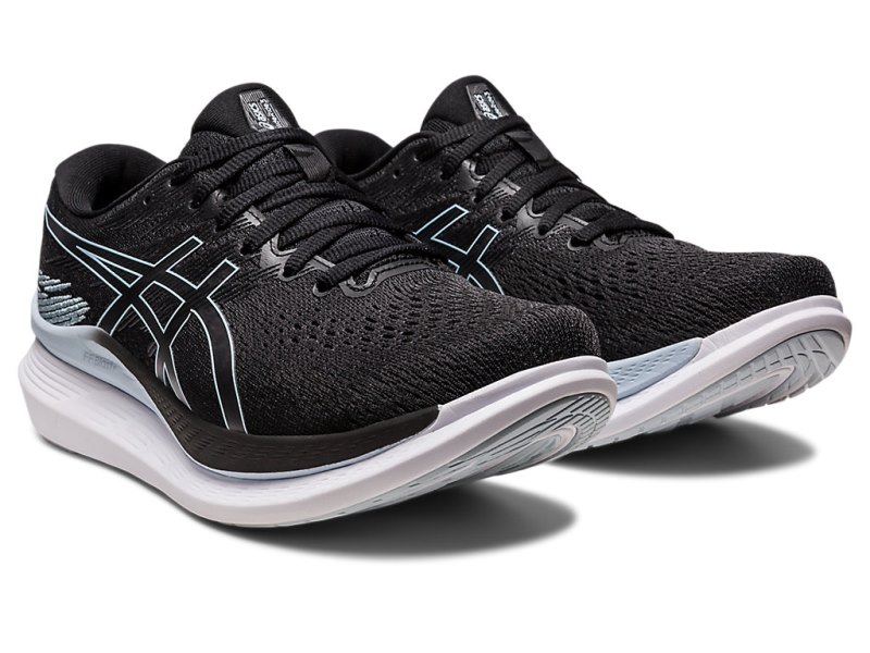 Women's Asics Glideride 3 Running Shoes Black/Sky Canada | CA9733-109