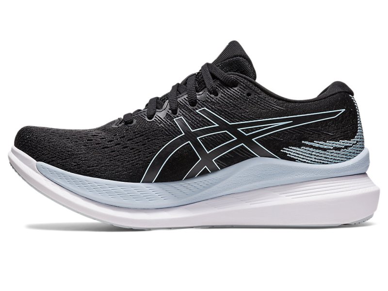 Women's Asics Glideride 3 Running Shoes Black/Sky Canada | CA9733-109