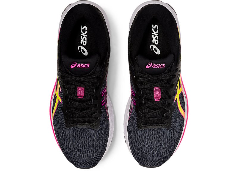 Women's Asics Gt-1000 10 Running Shoes Black/Hot Pink Canada | CA5753-359