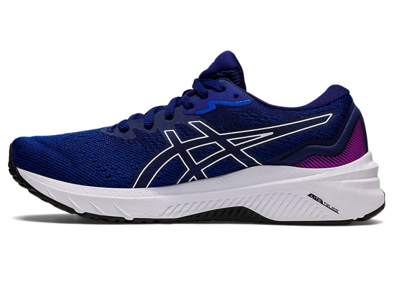 Women's Asics Gt-1000 11 (D) Running Shoes Lapis Lazuli Blue/Soft Sky Canada | CA7674-033