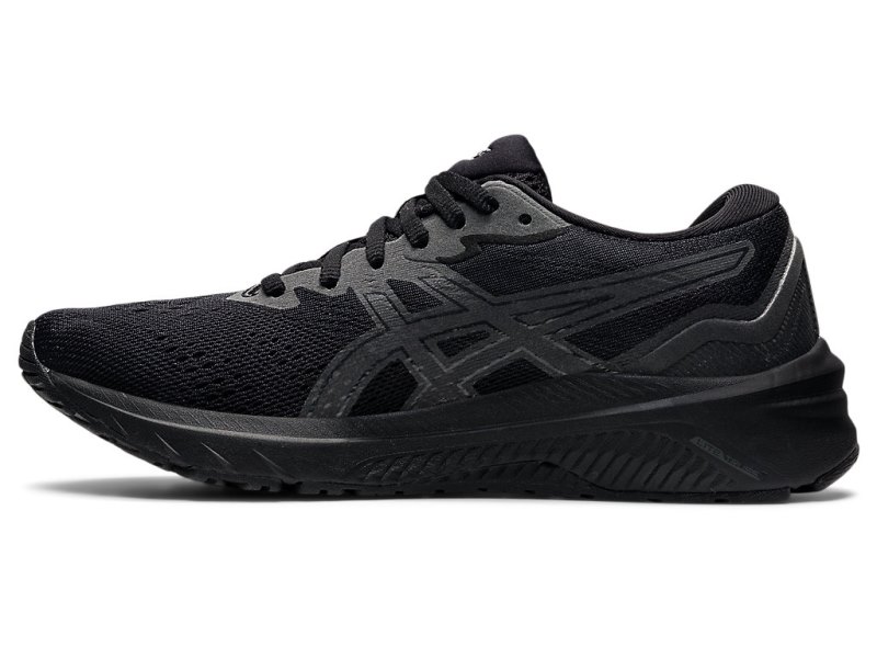 Women's Asics Gt-1000 11 (D) Running Shoes Black/Black Canada | CA9598-073