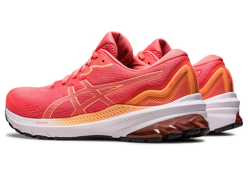 Women's Asics Gt-1000 11 Running Shoes Blazing Coral/Papaya Canada | CA5700-889