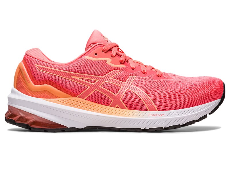 Women\'s Asics Gt-1000 11 Running Shoes Blazing Coral/Papaya Canada | CA5700-889