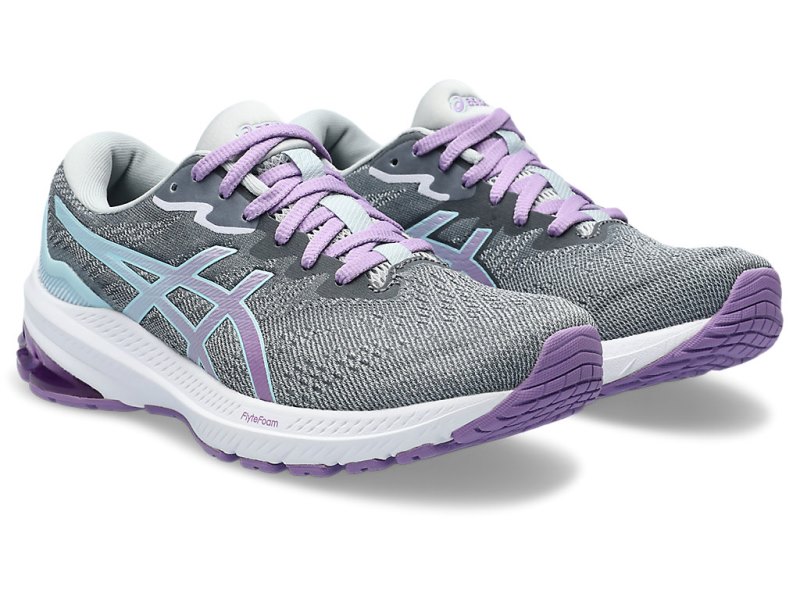 Women's Asics Gt-1000 11 Running Shoes Piedmont Grey/English Lavender Canada | CA1318-665