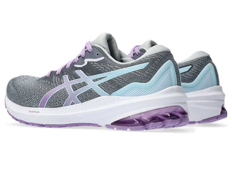 Women's Asics Gt-1000 11 Running Shoes Piedmont Grey/English Lavender Canada | CA1318-665