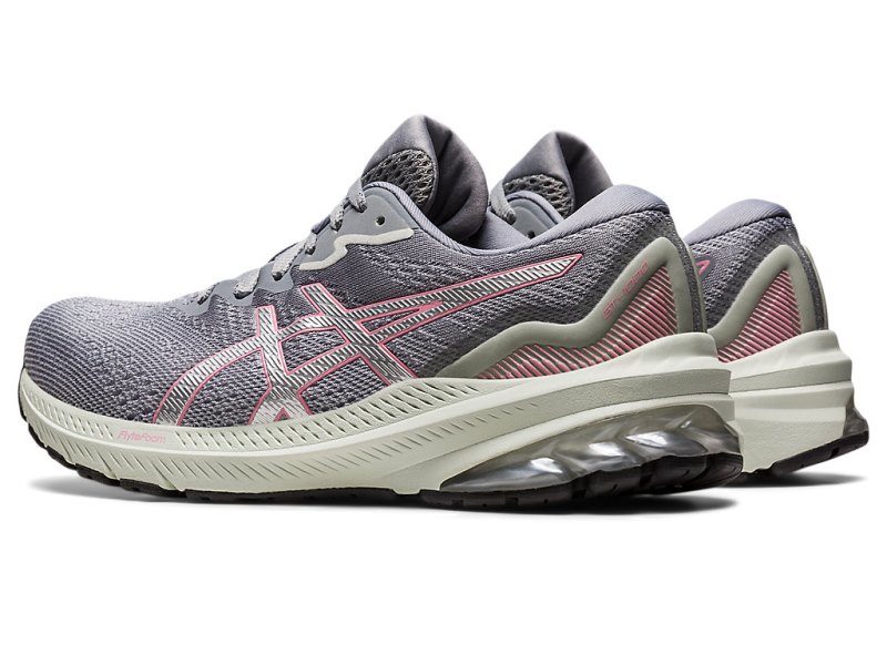 Women's Asics Gt-1000 11 Running Shoes Piedmont Grey/Pure Silver Canada | CA4246-809