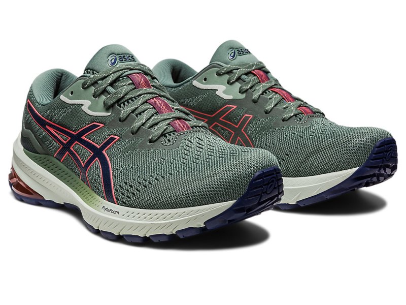 Women's Asics Gt-1000 11 Tr NatuRE Bathing Running Shoes Nature Bathing/Papaya Canada | CA8477-503