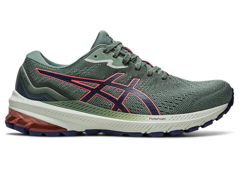 Women\'s Asics Gt-1000 11 Tr NatuRE Bathing Running Shoes Nature Bathing/Papaya Canada | CA8477-503