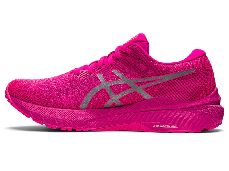 Women's Asics Gt-2000 10 Lite-show Running Shoes Lite Show/Pink Glo Canada | CA1526-351