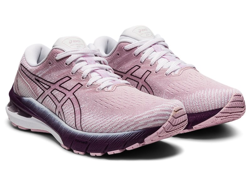 Women's Asics Gt-2000 10 Running Shoes Barely Rose/Deep Plum Canada | CA1489-662