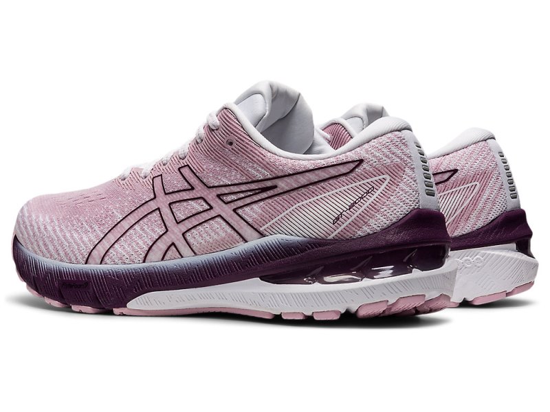 Women's Asics Gt-2000 10 Running Shoes Barely Rose/Deep Plum Canada | CA1489-662