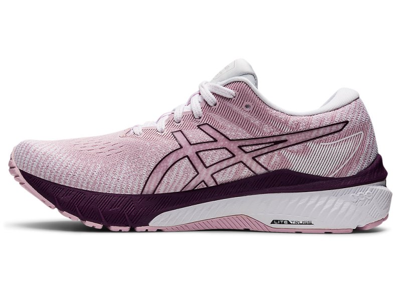 Women's Asics Gt-2000 10 Running Shoes Barely Rose/Deep Plum Canada | CA1489-662