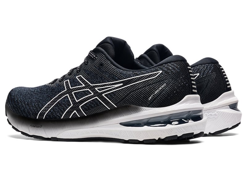 Women's Asics Gt-2000 10 Running Shoes Black/White Canada | CA2667-795