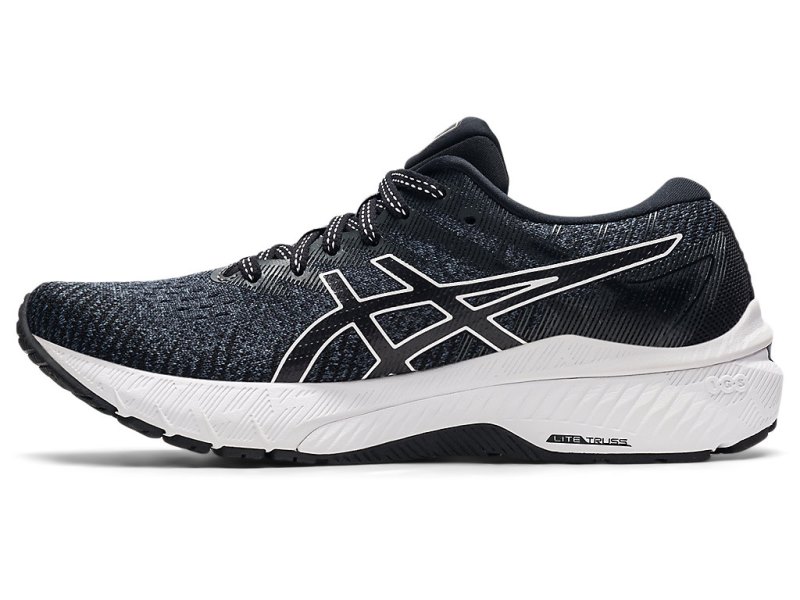 Women's Asics Gt-2000 10 Running Shoes Black/White Canada | CA2667-795