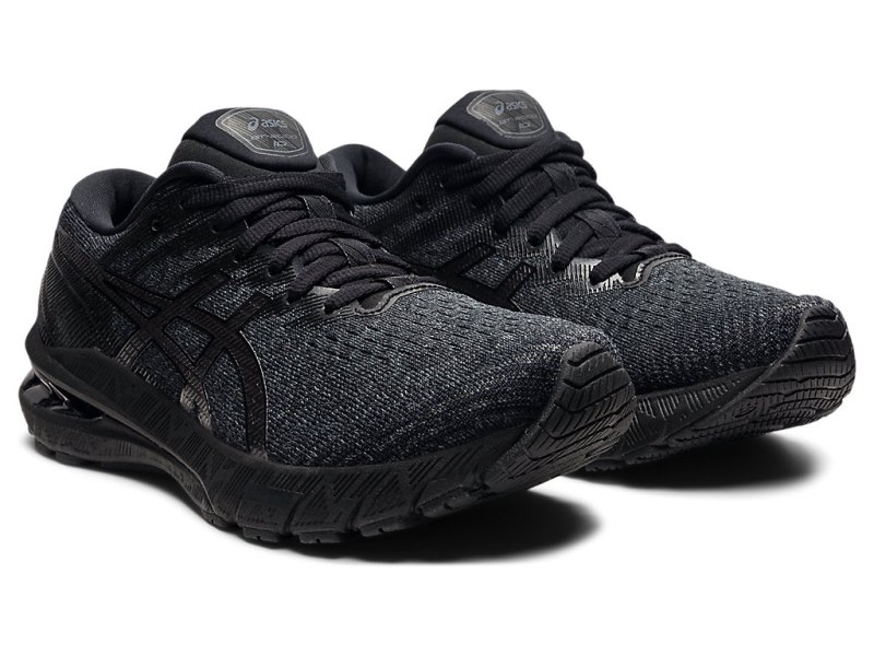 Women's Asics Gt-2000 10 Running Shoes Black/Black Canada | CA7598-283