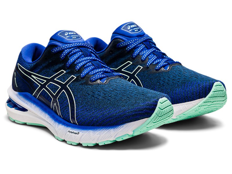 Women's Asics Gt-2000 10 Running Shoes Lapis Lazuli Blue/Fresh Ice Canada | CA3828-462