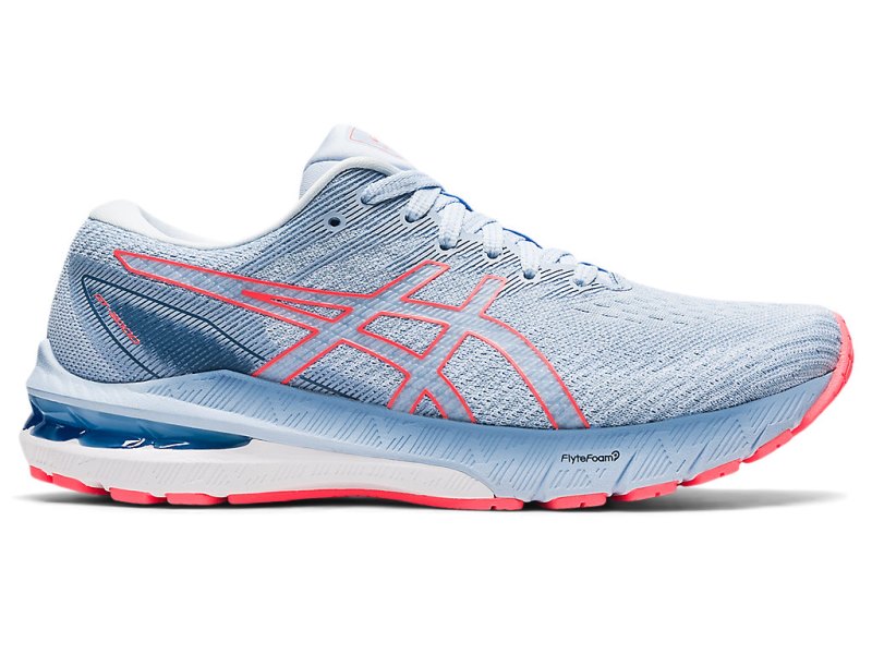 Women\'s Asics Gt-2000 10 Running Shoes Mist/Blazing Coral Canada | CA0230-897