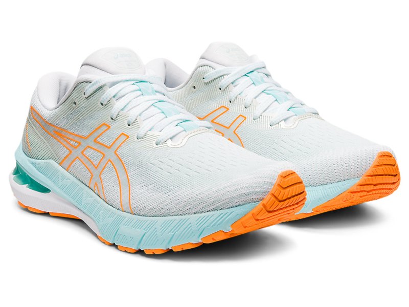 Women's Asics Gt-2000 10 Running Shoes Soothing Sea/Orange Pop Canada | CA4275-890