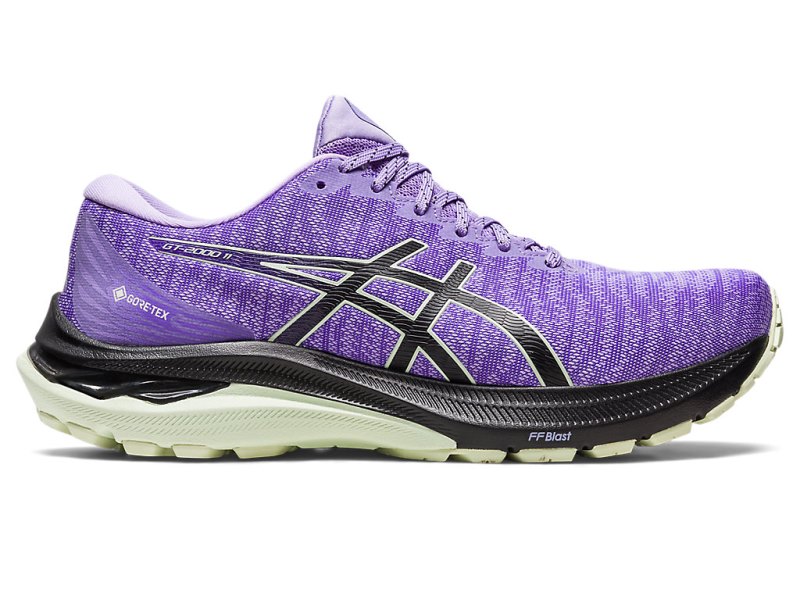 Women\'s Asics Gt-2000 11 GTX Running Shoes Digital Violet/Black Canada | CA2332-023