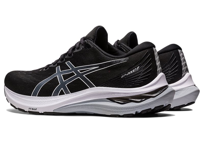 Women's Asics Gt-2000 11 Running Shoes Black/White Canada | CA3390-124