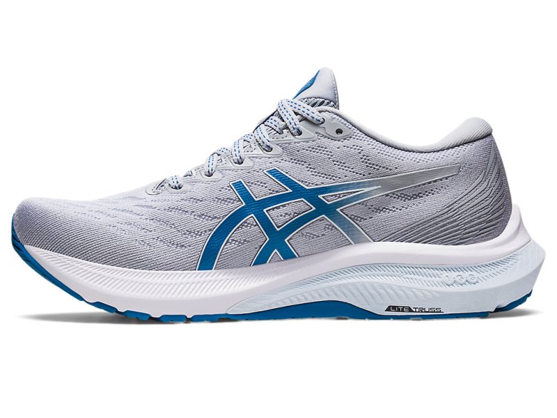 Women's Asics Gt-2000 11 Running Shoes Piedmont Grey/Reborn Blue Canada | CA2491-392