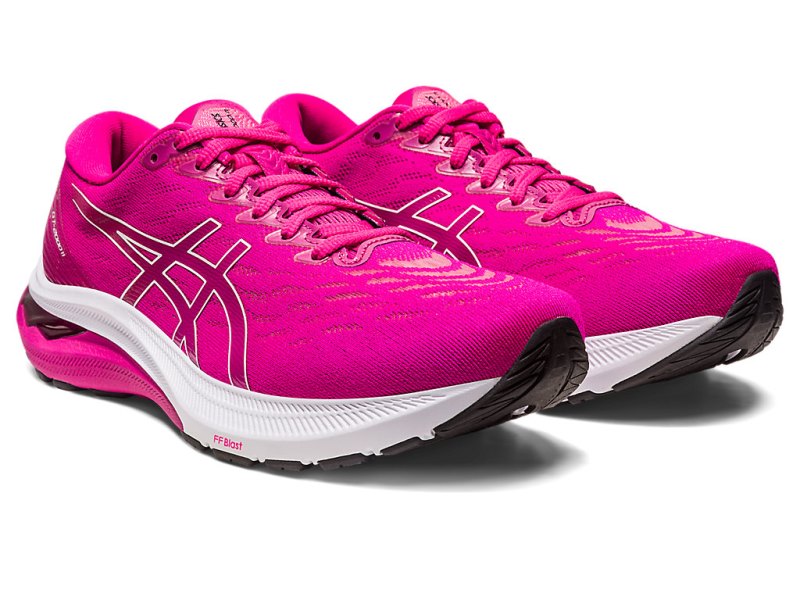 Women's Asics Gt-2000 11 Running Shoes Pink Rave/Plum Canada | CA5923-363