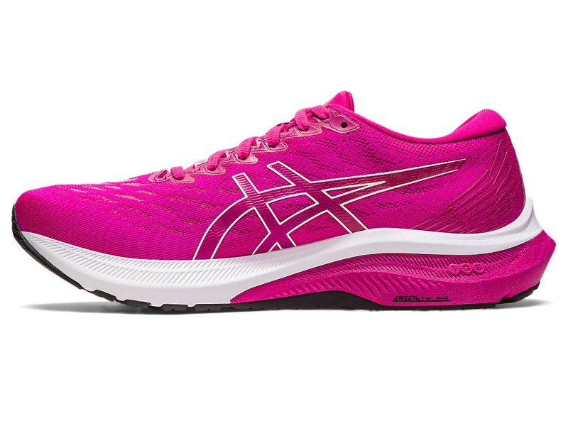 Women's Asics Gt-2000 11 Running Shoes Pink Rave/Plum Canada | CA5923-363