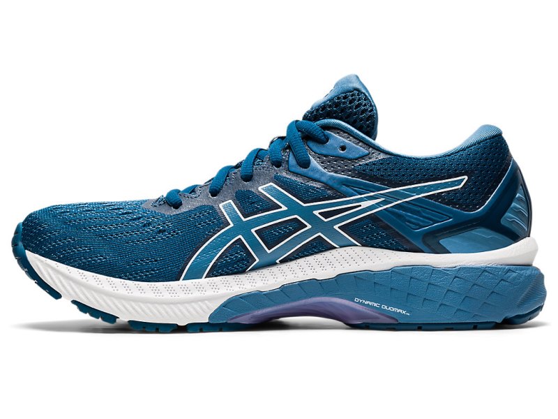 Women's Asics Gt-2000 9 (2a) Running Shoes Mako Blue/Grey Floss Canada | CA3794-040