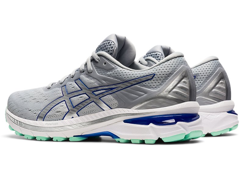 Women's Asics Gt-2000 9 Running Shoes Piedmont Grey/Pure Silver Canada | CA2296-253