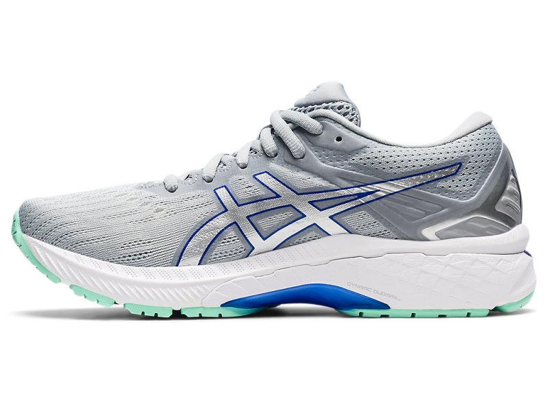 Women's Asics Gt-2000 9 Running Shoes Piedmont Grey/Pure Silver Canada | CA2296-253