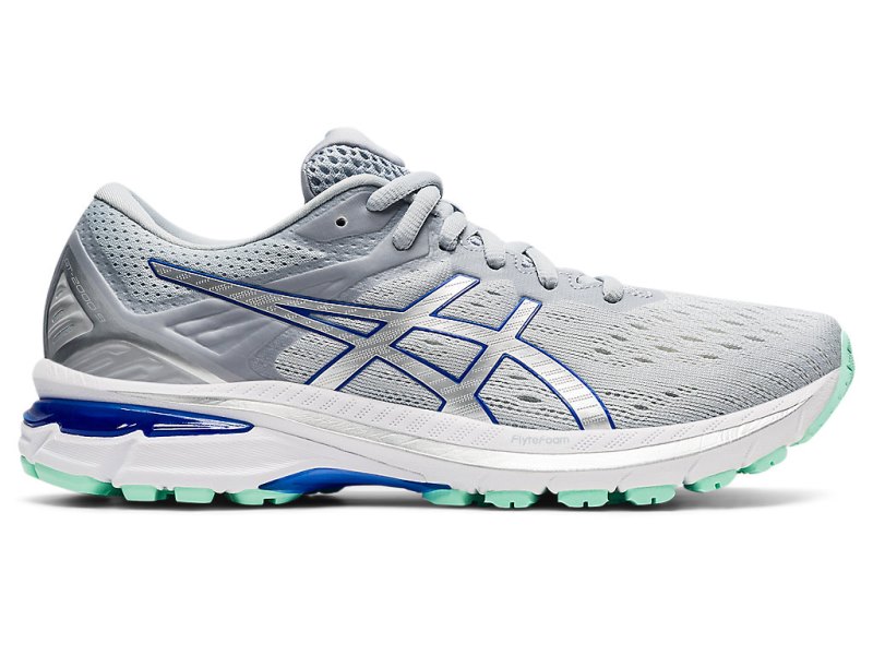 Women\'s Asics Gt-2000 9 Running Shoes Piedmont Grey/Pure Silver Canada | CA2296-253