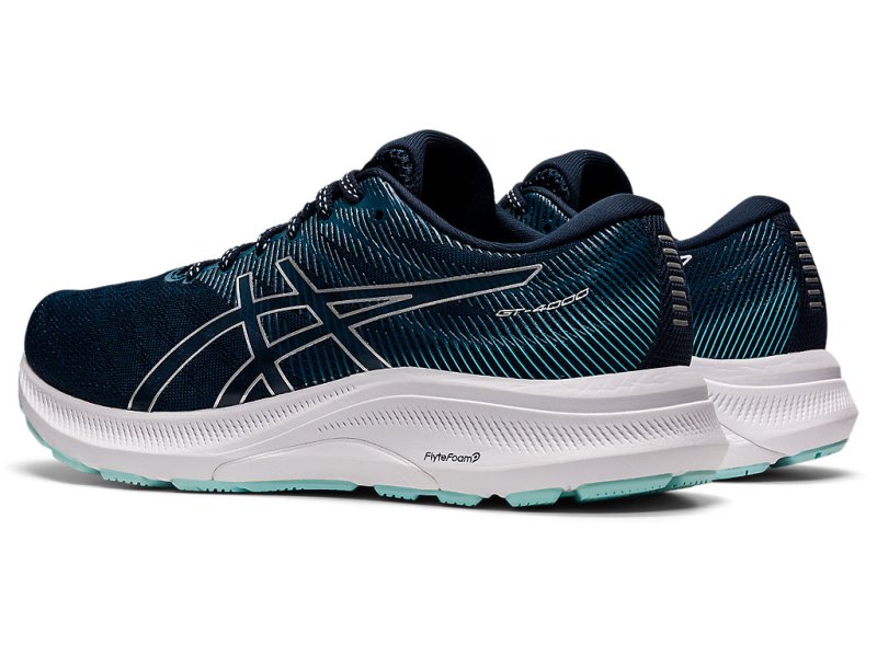 Women's Asics Gt-4000 3 (D) Running Shoes French Blue/Pure Silver Canada | CA2255-196