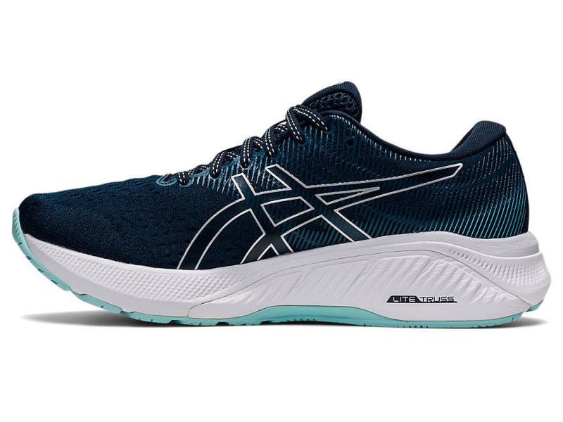 Women's Asics Gt-4000 3 (D) Running Shoes French Blue/Pure Silver Canada | CA2255-196