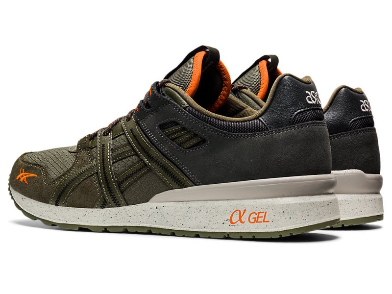 Women's Asics Gt-II RE Sneakers Olive Canvas/Habanero Canada | CA7425-242