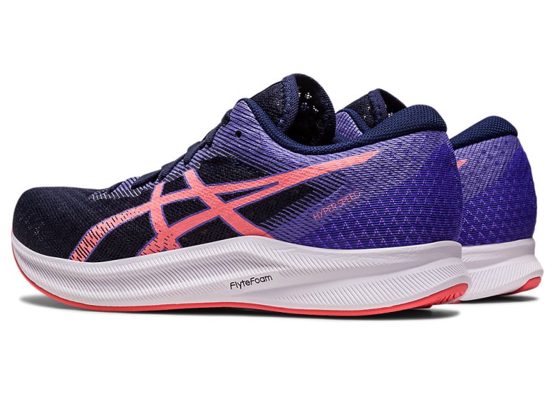 Women's Asics Hyper Speed 2 Running Shoes Midnight/Papaya Canada | CA9885-247