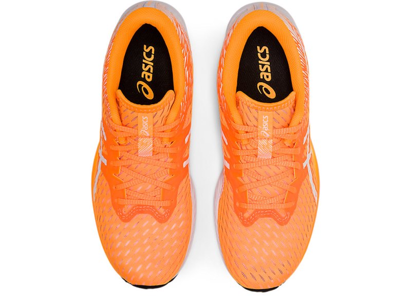 Women's Asics Hyper Speed Running Shoes Orange Pop/White Canada | CA5618-278