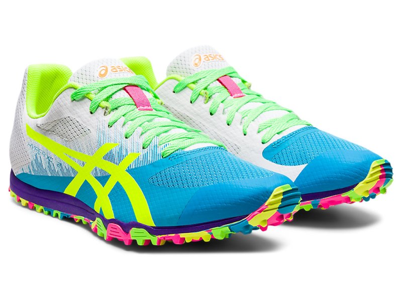 Women's Asics Hyper XC 2 Track & Field Shoes Digital Aqua/Safety Yellow Canada | CA5276-723