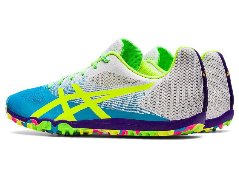 Women's Asics Hyper XC 2 Track & Field Shoes Digital Aqua/Safety Yellow Canada | CA5276-723