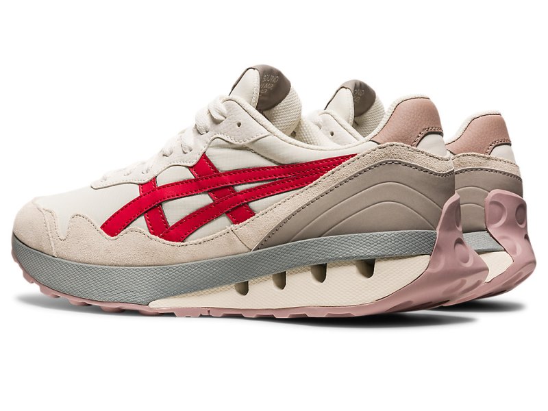 Women's Asics JOGger X81 Sneakers Cream/Cayenne Canada | CA4075-690