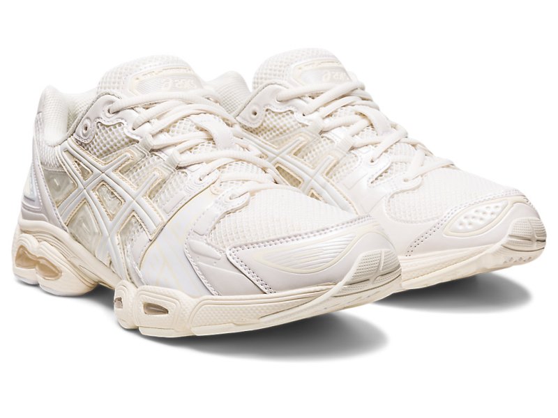 Women's Asics Jessica Gonsalves Gel-nimbus 9 Sneakers Cream/White Canada | CA6473-979