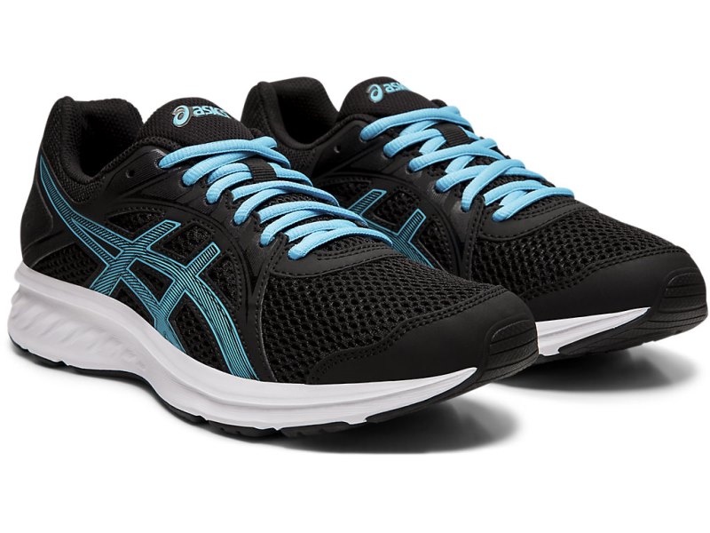 Women's Asics Jolt 2 (D) Running Shoes Black/Aquarium Canada | CA0906-694