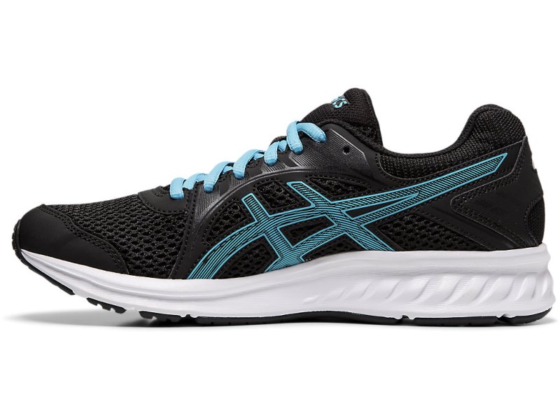 Women's Asics Jolt 2 (D) Running Shoes Black/Aquarium Canada | CA0906-694