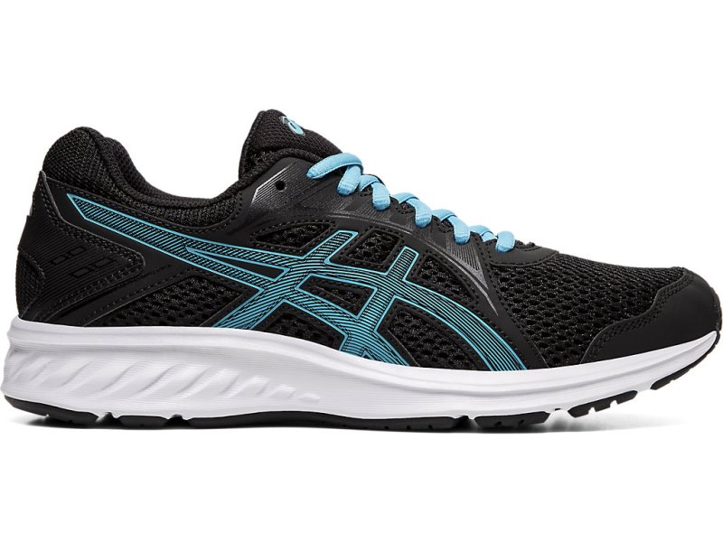 Women\'s Asics Jolt 2 (D) Running Shoes Black/Aquarium Canada | CA0906-694