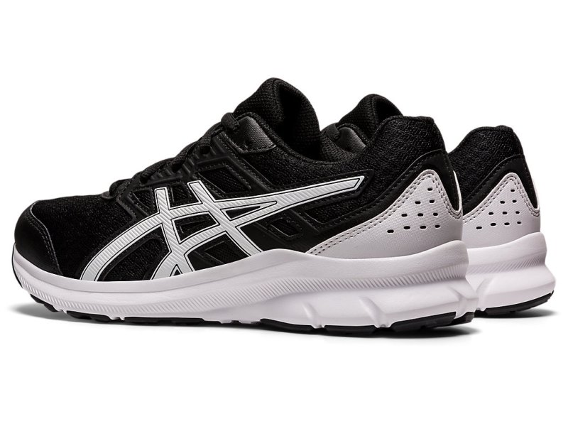 Women's Asics Jolt 3 (D) Running Shoes Black/White Canada | CA1192-439