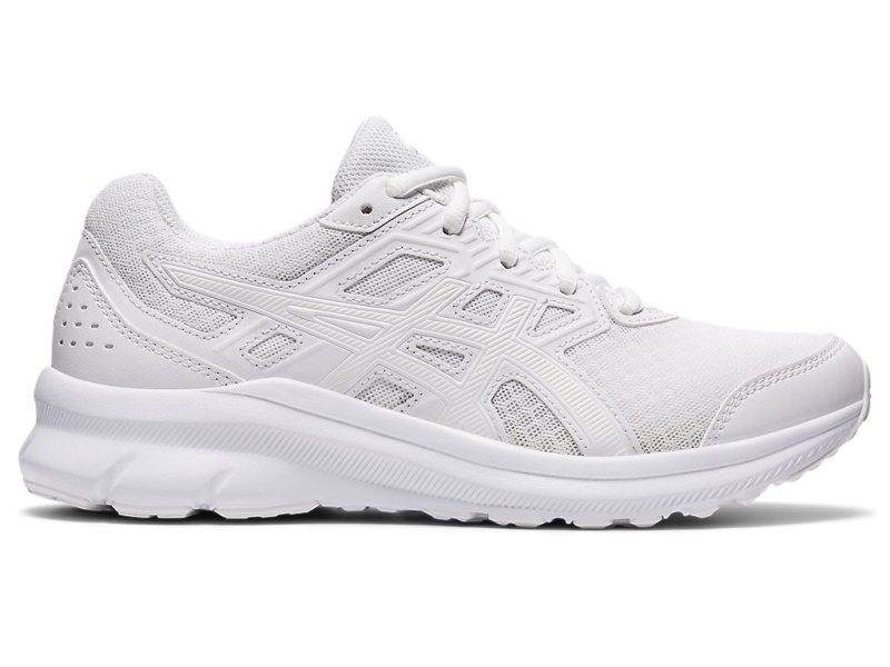 Women\'s Asics Jolt 3 (D) Running Shoes White/White Canada | CA3788-456